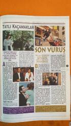 SİNEMA HAFTALIK ANTRAKT DERGİSİ - SAYI : 6 -  ROB SCHNEIDER - LELA ROCHON - MICHAEL FITZGERALD WONG - CARMEN LEE - PAUL SORVINO - RON MAEL - RUSSELL MAEL - MAK CHI SIN - JAMES LEUNG - BILL LUI - NANSUN SHI - STEVEN E. DE SOUZA - TSUI HARK - JEAN-CLAUDE VAN DAMME - ILLANA DIAMANT - LAURIS FREEMAN - ARTHUR WONG - RAYMOND FUNG - SHEKHAR KAPUR - KATE BLANCHETT - GEOFFREY RUSH - LORD ROBERT DUDLEY - NURI BILGE CEYLAN - JAMIE LEE CURTIS - TONY CURTIS - JANET LEIGH - MICHAEL APTED - SHARON STONE - PIERCE BROSNAN - BRUCE WILLIS - MICHELLE PFEIFFER - RAINER - LEONARDO DICAPRIO  KNOCK OFF - ELIZABETH - KASABA - HALLOWEEN H20 - A FISH CALLED WANDA - PERFECT - BLUE STEEL - FOREVER YOUNG - TRUE LIES - FROM RUSSIA WITH LOVE - THE STORY OF US - WHEN HARRY MET SALLY - I KNOW WHAT YOU DID LAST SUMMER - I STILL KNOW WHAT YOU DID LAST SUMMER  JÜRI ÖZEL ÖDÜLÜ KASABA - AFİŞ YARIŞMASI DUYURUSU - 2. KADIN FİLMLERİ FESTİVALİ SENARYO YARIŞMASI - OSCAR TÖRENİ İLK KEZ PAZAR GECESİ - JAMES BOND FİLMİ  - 14 SAYFA