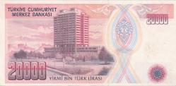 TC, 7. Emisyon 1. Tertip 20.000 Lira, B01 Serisi / ÇÇT 