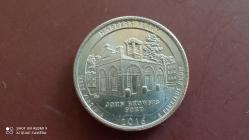 USA; ¼ DOLLAR  2016 -P- HARPER FERRY TARİHİ ULUSAL PARKI