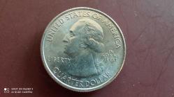 USA; ¼ DOLLAR 2016 -D- HARPER FERRY TARİHİ ULUSAL PARKI