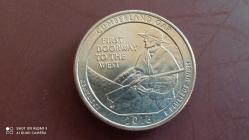 USA; ¼ DOLLAR  2016 -D- CUMBERLAND GAP ULUSAL TARİHİ PARKI