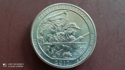 USA; ¼ DOLLAR  2017 -P-  GEORGE ROGERS CLARK