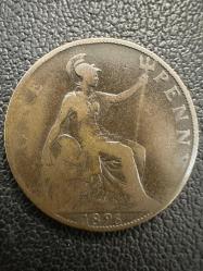 Birleşik Krallık İngiltere 1 Penny 1896