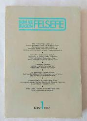 DÜN VE BUGÜN FELSEFE, Kitap 1, 1985 [BU KADAR ÇIKMIŞTIR]
