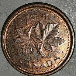 KANADA  2009    1  CENT