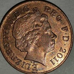 İNGİLTERE  2011     2 PENCE
