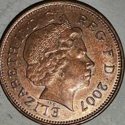 İNGİLTERE  2007    2 PENCE