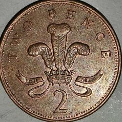 İNGİLTERE  1994   2 PENCE