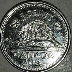 KANADA  2021    5 CENT