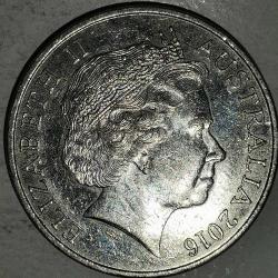 AVUSTRALYA   2016    20 CENT