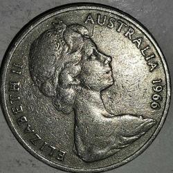 AVUSTRALYA   1966    20 CENT
