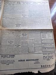 Cumhuriyet Gazetesi - 30 Haziran 1955 - Osman Bölükbaşı Beklenen Siyasi Nutkunu Söyledi - Kasım Gülek Hakkında Tahkikat - Türkiye Irak Ve Pakistan Arasında Müzakereler - Majeste Irak Kralı 2. Faysal Ziraat Fakültesinde Fotoğraf - Bizde Çocuk Ölümleri Yüzde 50 Artmış - Kıbrıs Mücadelesi İçin Atina'da Para Toplanıyor - Manisa Tarzanı Ahmet Bedevi Fotoğraf - Aşılmayan Duvar Yazan Berin Büktaş Yazı Dizisi - Türkiye İş Bankası - Öyle Değil Arkadaşlar Yazan Burhan Felek Köşe - Monte Karlo Perisi Elhamra Sinemasında - Resimli Roman Gizli Define Yazan George Simenon - İstanbul Ankara Radyosu Programı - Esrarlı Meşhur Davalar Yazan Tevfik Sadullah - Kedi Pençesi Çeviren B. F. Yazı Dizisi - Millî Futbol Takımımız Bu Gece Yarısı Geliyor - Boğaziçi Güzelhisarda Modern Bir Site Kurulmaktadır