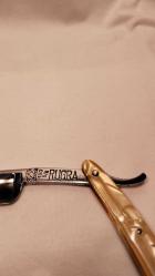 USTURA,1950 YILLARI SEDEF SAPLI SOLİNGEN ÇELİĞİ  ''RUGRA'' USTURA 324