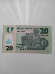 Nijerya 20 Naira 2024 Polimer Çil