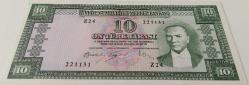 5.EMİSYON 4.TERTİP 10 ON TÜRK LİRASI Z24 221131 SERİ NOLU NATÜREL ÇİL KAĞIT PARA ÇOK NADİRDİR