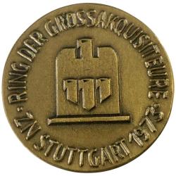 Almanya, Stuttgart, Ticaret Halkası Hatıra Madalya. (18.5 gr/36 mm)