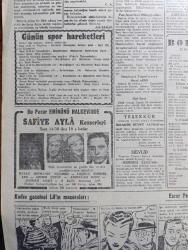 Cumhuriyet Gazetesi - 24 Şubat 1951 - Milli Savunma Bütçesinin Müzakeresi Hararetli Oldu - Jurnallar Meselesi - Birleşmiş Milletler Dün Yeniden İlerlediler - Birliklerimiz Tarafından İşgal Edilen Bir Köye Tugayımızın Alameti Bir Direğe Çakılırken Fotoğraf - Kore'de Yaralanan Yiğitler - Kore'den Dün Gece 2 Yaralımız Daha Geldi - 37 Talebinin Evlerinde Araştırmalar Yapıldı - Amerikan Amiralleri Yaralılarımızı Ziyaret Etti Fotoğraf - Filozof Diyor Ki Yazan A. Adnan Adıvar - Turhan Selçuğun Karikatür Sergisi - Bahar Yazdan Sonra Geldi Nakleden Vahdet Gültekin - Cevap Yazan Burhan Felek Köşe Yazısı - Safiye Ayla Konserleri Bu Pazar Eminönü Halkevinde - Kore'den Türkiye'dekilere Mektup - Türkiye'den Koredekilere Mektup - Fenerbahçe İstanbulspor Bugün Karşılaşıyor - Beşiktaş Emniyet Maçı - Maksimde Muammer Karaca Opereti Onbire Beş Var- Philips Radyo - TWN Motosiklet - Jaguar Otomobil - İsviçre Marvin Saatleri