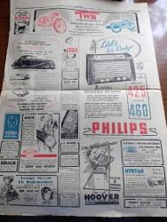 Cumhuriyet Gazetesi - 24 Şubat 1951 - Milli Savunma Bütçesinin Müzakeresi Hararetli Oldu - Jurnallar Meselesi - Birleşmiş Milletler Dün Yeniden İlerlediler - Birliklerimiz Tarafından İşgal Edilen Bir Köye Tugayımızın Alameti Bir Direğe Çakılırken Fotoğraf - Kore'de Yaralanan Yiğitler - Kore'den Dün Gece 2 Yaralımız Daha Geldi - 37 Talebinin Evlerinde Araştırmalar Yapıldı - Amerikan Amiralleri Yaralılarımızı Ziyaret Etti Fotoğraf - Filozof Diyor Ki Yazan A. Adnan Adıvar - Turhan Selçuğun Karikatür Sergisi - Bahar Yazdan Sonra Geldi Nakleden Vahdet Gültekin - Cevap Yazan Burhan Felek Köşe Yazısı - Safiye Ayla Konserleri Bu Pazar Eminönü Halkevinde - Kore'den Türkiye'dekilere Mektup - Türkiye'den Koredekilere Mektup - Fenerbahçe İstanbulspor Bugün Karşılaşıyor - Beşiktaş Emniyet Maçı - Maksimde Muammer Karaca Opereti Onbire Beş Var- Philips Radyo - TWN Motosiklet - Jaguar Otomobil - İsviçre Marvin Saatleri