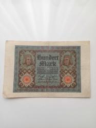 Alman 100 Mark 1920 ÇT Koleksiyonluk
