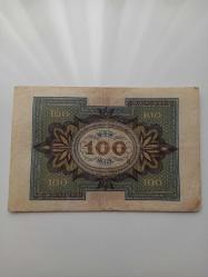 Alman 100 Mark 1920 ÇT Koleksiyonluk