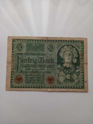 Alman 50 Mark 1920 Temiz Koleksiyonluk