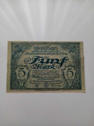 Alman 5 Mark 1918 ÇÇT Koleksiyonluk