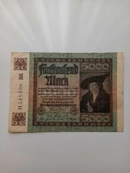 Alman 5000 Mark 1922 ÇÇT Koleksiyonluk