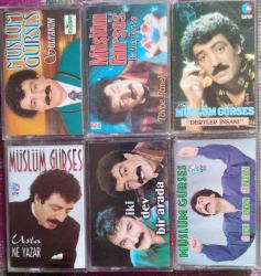 Müslüm Gürses 6 adet  kaset sıfır ve açık karışık