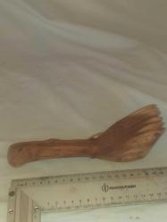 Ayak formunda , güzel patineli ahşap kirkit 2, osmanlı dönemi...