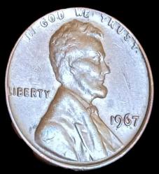 Amerika 1967 1 Lincoln Cent