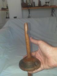 Kadife patineli ahşap kirman, osmanlı dönemi...4