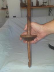 Kadife patineli ahşap kirman, osmanlı dönemi...4