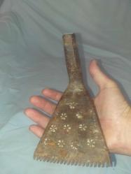 Çok ender nakışlı demir kirkit, osmanlı dönemi...6