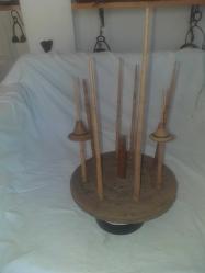 Kök boyalı ,eşsiz, kirman takımı ,Osmanlı dönemi...