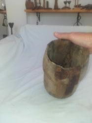 Osmanlı dönemi...Yörük işi nadir tahıl ölçeği...