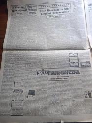 Cumhuriyet Gazetesi - 19 Şubat 1951 - Ortadoğu'nun Kalesi Yazan Abidin Daver Başmakale - Kore'de Türk Devriyeleri Dün 29 Km. İlerlediler Fotoğraf - Yeni Bütçe Müzakerelerinde Bugün 15 te Başlanıyor - Kore'ye Girenlere Mesaj - Marshall Planı Türkiye Temsilcisi Mr. Russell Dior Türkiye'de Fotoğraf - Elçiler Konferansının İkinci Safhası Başlıyor - İran Şahı Mohammed Rıza Pehlevi Süreyya İsfendiyar İle Tahran'da Evlendi - Süreyya İsfendiyar'ın Gelinliğini Christian Dior Dikti Fotoğrafı - Tan Matbaasında Yangın - Vasfi Rıza Zobu'nun Bir Mektubu - Bahar Yazdan Sonra Geldi Nakleden Vahdet Gültekin Yazı Dizisi - Telefonlarımız Yazan Burhan Felek Köşe Yazısı - Kore'den Türkiye'dekilere Mektup - Türkiye'den Koredekilere Mektup - Udi Hrant Topluluğu Pangaltı İnci Sinemasında - İstanbul Ankara Radyosu Programı - Orion Radyoları - Fenerbahçe Beşiktaş 1 1 Berabere Kaldılar Fotoğraf - Dünkü Maçta Kamil Kafa İle Fenerbahçe'nin Golünü Atarken Fotoğrafı - Cumartesi Yapılan Boks Maçlarının Tenkidi