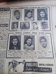 Cumhuriyet Gazetesi - 5 Aralık 1947 - Kurultay Sonu Notları Yazan Nadir Nadi Başmakale - Recep Peker'e Karşı Şiddetli Hücumlar - CHP Ve Demokrat Parti Organlarında Sert Ve Ağır Yazılar Başladı - Ulus Gazetesinin Yaptığı İfşaata Bugün De Devam Ediyor - CHP Kurultayı Dün Sona Erdi - CHP Kurultayındaki Seçimlerden Fotoğraflar - CHP'nin Yeni Genel Başkan Vekili Hilmi Uran Ve Şükrü Saracoğlu Fotoğraf - Köy Okulları İnşaatı - Verem Aşısı - İstanbul'un Et İşi Hallediliyor - Penisilin'in Yeni ve Müthiş Rakibi BQX Yazan Doktor Kemal Saraçoğlu - Kaybettiğimiz Ses Faruk Kaleli Yazan İsmail Habib Sevük - Sarıyer Canlı Balık Kış Bahçesi - Filistin'de Dün Şiddetli Çarpışmalar Oldu- İbret Yazan Burhan Felek Köşe Yazısı - Ana Hakkı Filmi Taksim Sinemasında - Safiye Ayla Mefharet Yıldırım Perihan Altındağ Sözeri İçkili Kristal Salonunda - Bugünkü Radyo Programı - İnternetional Kamyonları - Philips Ampul - İstanbul Belediyesi Şehir Tiyatroları Dram Kısmında İki Başlı Kartal Komedi Kısmında İpekçi Merhum