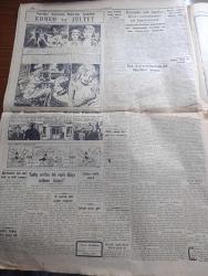 Cumhuriyet Gazetesi - 11 Aralık 1954 - Yeni Bir Çıkmaz Olmasın Yazan Nadir Nadi Başmakale - Amerikan Kongresi Atom Komitesi Ankara'ya Geliyor - Türk Arap Münasebetlerine Dair Fuat Köprülü'nün Beyanatı - 10 Senelik Milli Sağlık Programı - Postada Büyük Bir Hırsızlık - Yanan Ormanlarda 50 Gün 11 Röportajı Yapan Yaşar Kemal Yazı Dizisi - Levent'te 264, Koşuyolunda 145 Evin İnşaatı Bitti - Hamlet Hanımlar Yazan A. Adnan Adıvar - Avrupa Birliği Genişleyecek Mi - Üniformalı Casuslar Yazan Ömer Sami Coşar - Meşhur Orkestra Şefi Armani Öldü - Dayak Faslı Yazan Burhan Felek - Türk Fin Millî Güreş Takımları Karşılaşıyor - Galatasaray Kulübü Kongresi - Basketbol Lig Maçları Başlarken Yazan Cem Atabeyoğlu - İstanbul Ankara Radyosu Programı - Beşiktaş Adalet Maçı - Zoraki Diplomat Yazan Yakup Kadri Karaosmanoğlu Yazı Dizisi - Tarihe Geçmiş Büyük Aşklar Romeo Ve Juliet Çeviren Mazhar Kunt - Edison Ampül - Meral Polat Güler Can Celal Adanalı Cazibe Temiziçli Küçük Bebek Yalı Gazinosunda - Altın Evler