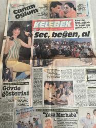 HÜRRİYET KELEBEK GAZETESİ DOĞUM GÜNÜ GAZETESİ - 3 HAZİRAN 1988 -kurtar beni-Gülşen Bubikoğlu-Talat Bulut-Tanju gürsu-Mustafa Kutlu-Nuri alço-fatoş Sezer-erler film-Canım oğlum-Hülya Koçyiğit-Yalçın dümer-neslihan acar-efkan efekan-Tanju gürsu-seç beğen al-uzman gözüyle-liseli gülben-yaza merhaba-Oya Küçümen-Cevdet akgün-günün adamı-Pelin Suphi-Ali Poyrazoğlu-Mesut Çakarlı-Didem Bülbül-Leyla ismier-Ümit imer-John Travolta-başkan bizi görmek istiyor-Richard gere-bizimkiler-Güngörmüşler-fatoş
