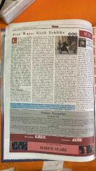 SİNEMA HAFTALIK ANTRAKT GAZETESİ - 01-07 EKİM 1999 - HEATHER DONAHUE - MICHAEL WILLIAMS - JOSHUA LEONARD - DANIEL MYRICK - EDUARDO SANCHEZ - BEN ROCK - RICARDO R. MORENO - NEAL FREDERICKS - ANTONIO CORA - BOB EICK - KEVIN J. FOXE - MICHAEL MONELLO - GREGG HALE - ROBIN COWIE - NATALIE PORTMAN - SUSAN SARANDON - IRFAN ATASOY - FERZAN ÖZİPEK - ZEYNEP AKSU - TOLGA AKİNES - SADİ ÇİLİNGİR - ÜNSAL OSKAY - ŞÜKRAN ESEN - HİLMİ ETİKAN - HÜSEYİN KUZU - SEVİN OKYAY - MEHMET AÇAR - CAN ANAMUR - UMUT ARAL - İNANÇ AYAR - ÖZGÜR EKEN - AHMET ULUÇAY - AYLA KANBUR - E. ÖZGÜVEN - BELMİN SÖYLEMEZ - ANTONIO BANDERAS - CARLOS SAURA - RUBEN DARIO - ROBERT DE NIRO - BILLY CRYSTAL - LISA KUDROW - HAROLD RAMIS - KENNETH LONERGAN - PETER TOLAN - PAULA WEINSTEIN - JANE ROSENTHAL  BAŞLIKLAR: BLAIR CADISI - ROMANCE - HAREM SUARE - NATALIE PORTMAN DOSYASI - CINE5 II. ULUSAL KISA FİLM YARIŞMASI - BANDERAS'TAN YENİ FİLM - ANALYZE THIS  FİLMLER: THE BLAIR WITCH PROJECT - ROMANCE - HAREM SUARE - STAR WARS: EPI - 14 SAYFA