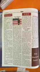 SİNEMA HAFTALIK ANTRAKT GAZETESİ - 01-07 EKİM 1999 - HEATHER DONAHUE - MICHAEL WILLIAMS - JOSHUA LEONARD - DANIEL MYRICK - EDUARDO SANCHEZ - BEN ROCK - RICARDO R. MORENO - NEAL FREDERICKS - ANTONIO CORA - BOB EICK - KEVIN J. FOXE - MICHAEL MONELLO - GREGG HALE - ROBIN COWIE - NATALIE PORTMAN - SUSAN SARANDON - IRFAN ATASOY - FERZAN ÖZİPEK - ZEYNEP AKSU - TOLGA AKİNES - SADİ ÇİLİNGİR - ÜNSAL OSKAY - ŞÜKRAN ESEN - HİLMİ ETİKAN - HÜSEYİN KUZU - SEVİN OKYAY - MEHMET AÇAR - CAN ANAMUR - UMUT ARAL - İNANÇ AYAR - ÖZGÜR EKEN - AHMET ULUÇAY - AYLA KANBUR - E. ÖZGÜVEN - BELMİN SÖYLEMEZ - ANTONIO BANDERAS - CARLOS SAURA - RUBEN DARIO - ROBERT DE NIRO - BILLY CRYSTAL - LISA KUDROW - HAROLD RAMIS - KENNETH LONERGAN - PETER TOLAN - PAULA WEINSTEIN - JANE ROSENTHAL  BAŞLIKLAR: BLAIR CADISI - ROMANCE - HAREM SUARE - NATALIE PORTMAN DOSYASI - CINE5 II. ULUSAL KISA FİLM YARIŞMASI - BANDERAS'TAN YENİ FİLM - ANALYZE THIS  FİLMLER: THE BLAIR WITCH PROJECT - ROMANCE - HAREM SUARE - STAR WARS: EPI - 14 SAYFA