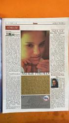 SİNEMA HAFTALIK ANTRAKT GAZETESİ - 01-07 EKİM 1999 - HEATHER DONAHUE - MICHAEL WILLIAMS - JOSHUA LEONARD - DANIEL MYRICK - EDUARDO SANCHEZ - BEN ROCK - RICARDO R. MORENO - NEAL FREDERICKS - ANTONIO CORA - BOB EICK - KEVIN J. FOXE - MICHAEL MONELLO - GREGG HALE - ROBIN COWIE - NATALIE PORTMAN - SUSAN SARANDON - IRFAN ATASOY - FERZAN ÖZİPEK - ZEYNEP AKSU - TOLGA AKİNES - SADİ ÇİLİNGİR - ÜNSAL OSKAY - ŞÜKRAN ESEN - HİLMİ ETİKAN - HÜSEYİN KUZU - SEVİN OKYAY - MEHMET AÇAR - CAN ANAMUR - UMUT ARAL - İNANÇ AYAR - ÖZGÜR EKEN - AHMET ULUÇAY - AYLA KANBUR - E. ÖZGÜVEN - BELMİN SÖYLEMEZ - ANTONIO BANDERAS - CARLOS SAURA - RUBEN DARIO - ROBERT DE NIRO - BILLY CRYSTAL - LISA KUDROW - HAROLD RAMIS - KENNETH LONERGAN - PETER TOLAN - PAULA WEINSTEIN - JANE ROSENTHAL  BAŞLIKLAR: BLAIR CADISI - ROMANCE - HAREM SUARE - NATALIE PORTMAN DOSYASI - CINE5 II. ULUSAL KISA FİLM YARIŞMASI - BANDERAS'TAN YENİ FİLM - ANALYZE THIS  FİLMLER: THE BLAIR WITCH PROJECT - ROMANCE - HAREM SUARE - STAR WARS: EPI - 14 SAYFA