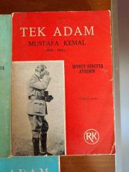 TEK ADAM - MUSTAFA KEMAL - 1 - 2 - 3 CİLT TAKIM OLARAK.