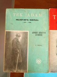 TEK ADAM - MUSTAFA KEMAL - 1 - 2 - 3 CİLT TAKIM OLARAK.