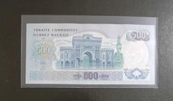 6.EMİSYON 2.TERTİP O HARFİ 500 LİRA ÇİL KONDİSYONDA