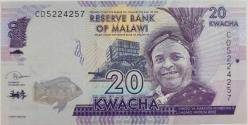 Malawi 20 Kwacha 2020 Çil