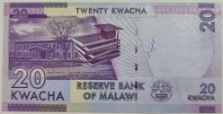 Malawi 20 Kwacha 2020 Çil