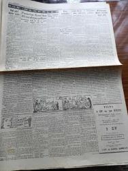 Cumhuriyet Gazetesi - 5 Ocak 1951 - Bütçe Tartışmaları Cumhuriyet Başmakale - Celal Bayar Ve Başbakan Adnan Menderes Dün İstanbul'a Geldi Fotoğraf - Milletlerarası Mülteci Teşkilatı Heyeti Geldi Fotoğraf - Devlet Bakanı Fevzi Lütfi Karaosmanoğlu Bugün Almanya'ya Gidiyor - Çinliler İle Anlaşmak İçin Yeni Teşebbüsler - Başkan Truman İyimser - Seul Şehri Alevler İçinde - Korgeneral Şahap Gürler Tokyo Hastaneleri Ziyareti Esnasında Yaralı Bir Erimizle Görüşürken Fotoğrafı - Tarsus Gemisi İle Getirilen Kürkler - Pazartesi Kore'den İki Yaralımız Geliyor - Bahar Yazdan Sonra Geldi Nakleden Vahdet Gültekin Yazı Dizisi - Boksör Joe Louis Rakibini Perişan Etti - Kore'den Resimler - Şahap Gürler Tokyo Hastahanesinde Bir Kahramanın Elini Sıkıyor - İstanbul Ankara Radyosu Programı - Kore'den Türkiye'dekilere Mektup - Türkiye'den Koredekilere Mektup - Asya'nın Perde Arkası Renkli Karikatür Çizen Ali Ulvi - Anker Kasa - Gripin - Puro Tuvalet Sabunu