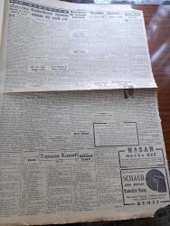 Cumhuriyet Gazetesi - 1 Eylül 1943 - Mükemmel Bir Avrupalı Arıyorum Yazan Nadir Nadi Başmakale - Milli Şef Orduya Güvenini Bildirdi - Mareşal Fevzi Çakmak'ın Verdiği Cevap - Cenubi İtalya'ya Bir Çıkarma Denemesi Fotoğraf - Roma Mektubu Faşizm Bir Gecede Nasıl Devrildi - Şark Cephesinden Resimler - Kızılordunun Taarruzu Umumî Bir Şekil Aldı - Galatasaray'ın 75. Yılı Bugün Büyük Törenle Kutlanıyor - Başvekil Şükrü Saracoğlu Ödemiş'te - Danimarka'da Kral Nazırlar Ve Subaylar Mevkufmuş - Mualla Gökçay Ve Müzeyyen Senar Işıl Tepebaşı Belediye Bahçesinde - Kilyos Açıklarında Bir Alman Şilebi Battı - İsmail Dümbüllü Temsilleri Beyazıt Lale Bahçesinde - Topuzun Kısmeti Yazan Mahmut Yesari Yazı Dizisi - Ramazan Yazan Burhan Felek Köşe Yazısı - Kıymetli Bir Muallimi Memduh Yazıcıyı Kaybettik - Münir Nurettin Selçuk Ve Arkadaşları Kızkulesi Salacak Plaj Gazinosunda - Müzeyyen Senar'ın Son Konseri Gedikpaşa Azak Bahçesinde