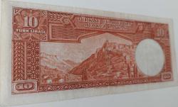 2.EMİSYON 1.TERTİP 10 ON TÜRK LİRASI SERİ C14 07420 NOLU NATÜREL ÇOK ÇOK TEMİZ KAĞIT PARA EN NADİRİ